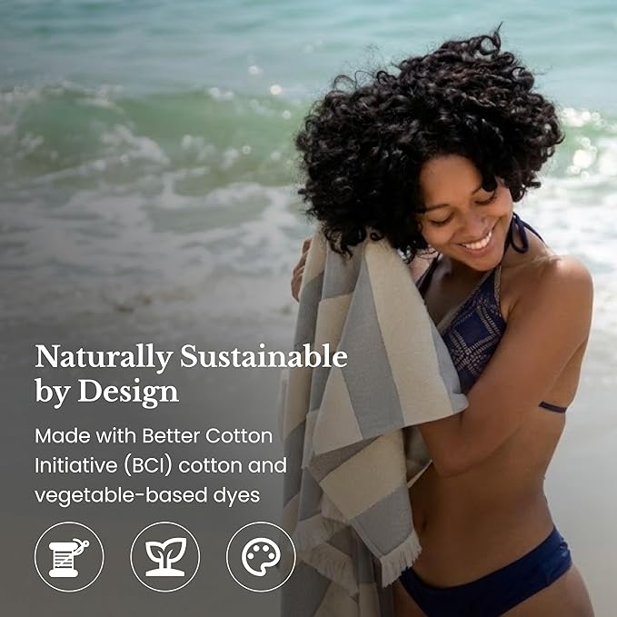 Lightweight Turkish Beach Towel - Image 5
