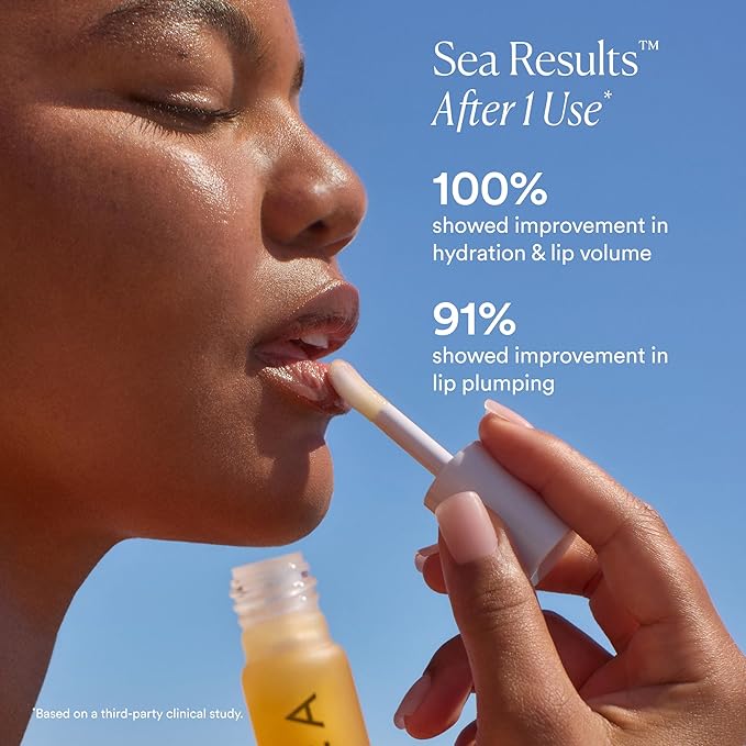 OSEA Hyaluronic Lip Oil Booster – Clean Beauty Lip Oil - Image 4