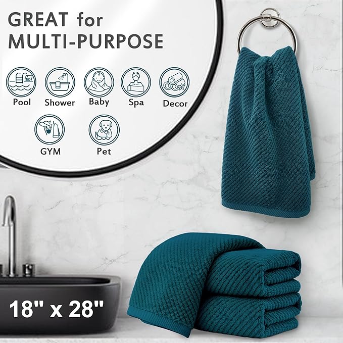VOOVA & MOVAS Bathroom Hand Towels - Image 5