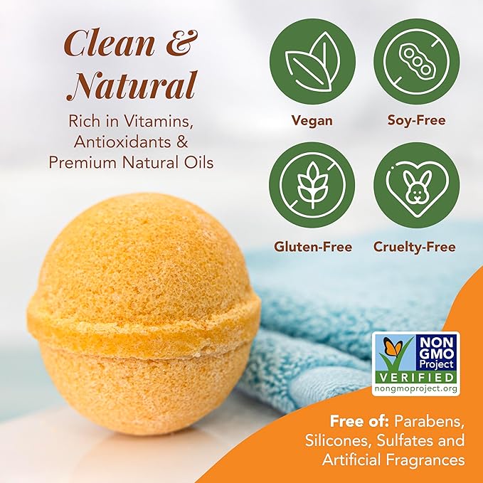 Saavy Naturals Bath Bombs – Relaxing Foaming Fizz Bubbles, Organic Bath Bombs - Image 5