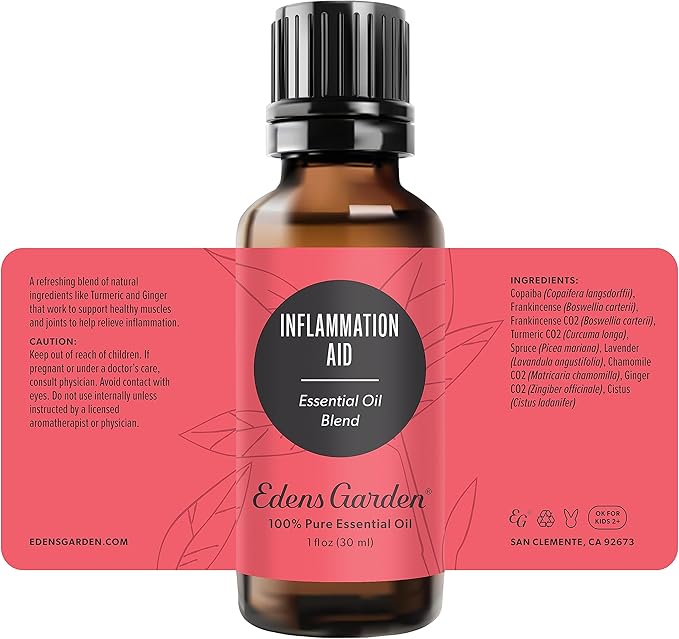 Edens Garden Inflammation Aid Essential Oil Blend- 100% Pure Premium Grade - Image 8