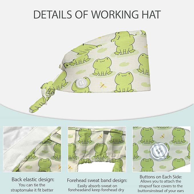 2 Pcs Working Cap with Sweatband - Image 3