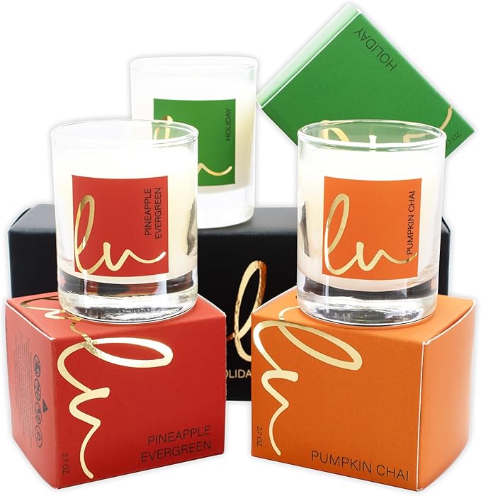 Lulu Candles | Holiday, Pineapple Evergreen, Pumpkin Chai | Luxury Scented Soy - Image 7