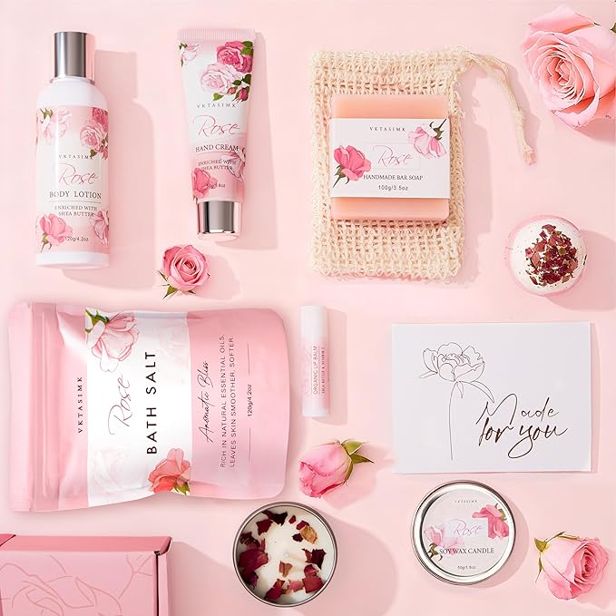 Gifts for Women, Birthday Gifts for Women, Bath and Body Gift Basket Mothers - Image 2