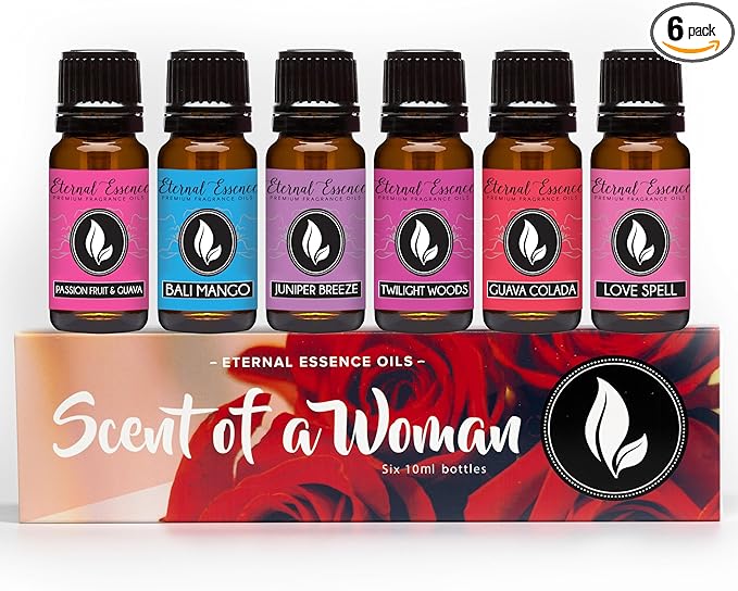 Eternal Essence Oils Scent of a Woman Set of 6 Premium Fragrance Oils by EternalEssenceOils