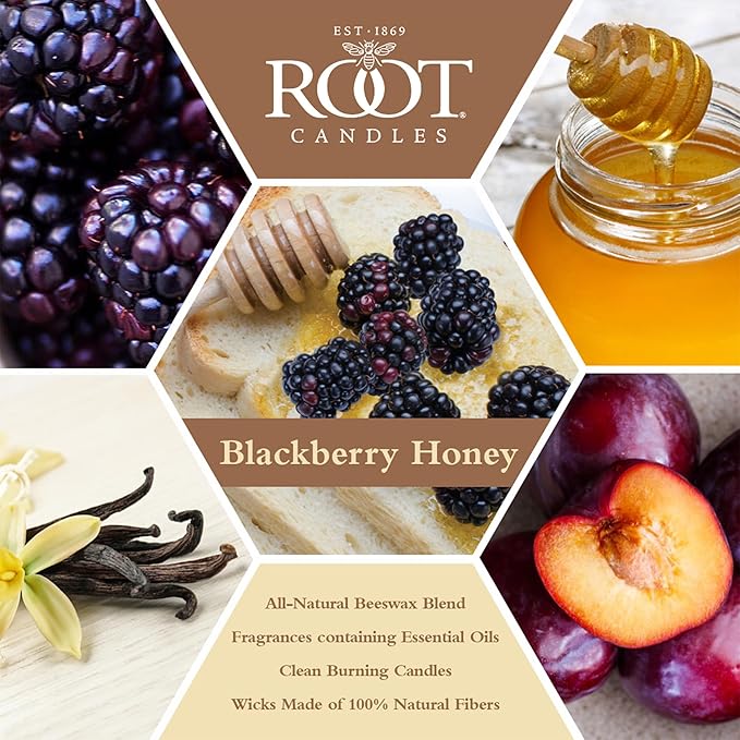 Root Candles Scented Candles Honeycomb Beeswax Blend Premium Handcrafted Candle - Image 4