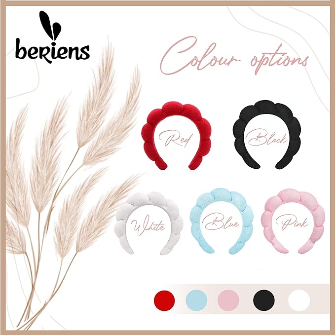 Spa Headband - Make up headband - Black - Image 4