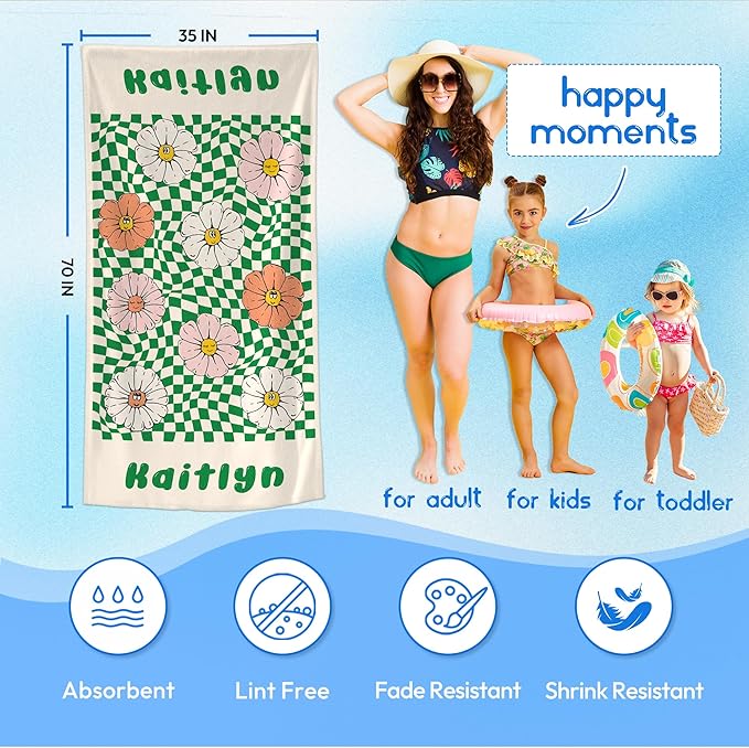 JML Personalized Beach Towel - Image 3