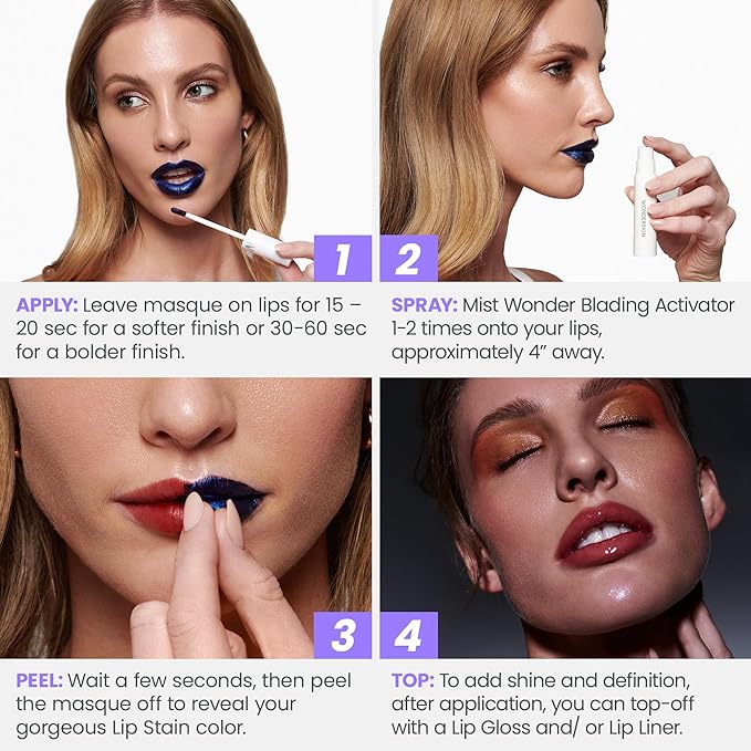 Wonderskin Wonder Blading All Day Lip Stain Peel Off and Reveal Kit - Image 3