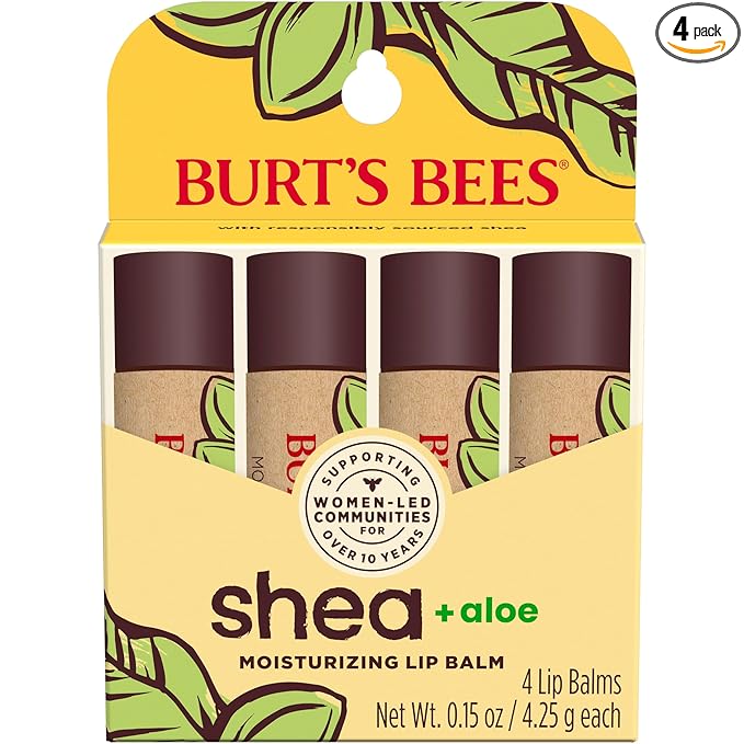 Burt's Bees Shea and Aloe Moisturizing Lip Balm, Lip Moisturizer by BurtsBees