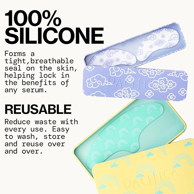 Pacifica Reusable Mask – Under Eye Mask Silicone Face Mask - Image 3