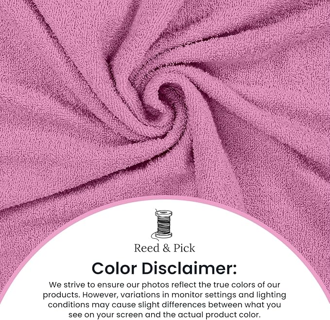Reed&Pick Hand Towels Pink Economy Towels Salon Towels - Image 2