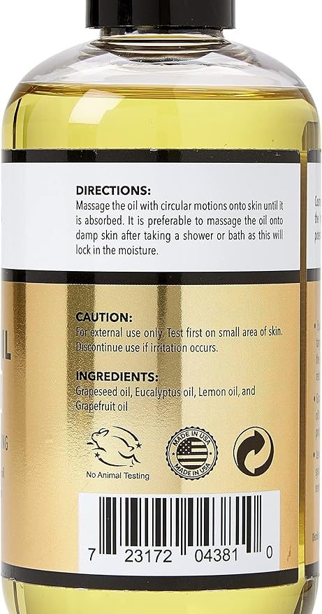 Cellulite Massage Oil with Massager Mitt - Image 9