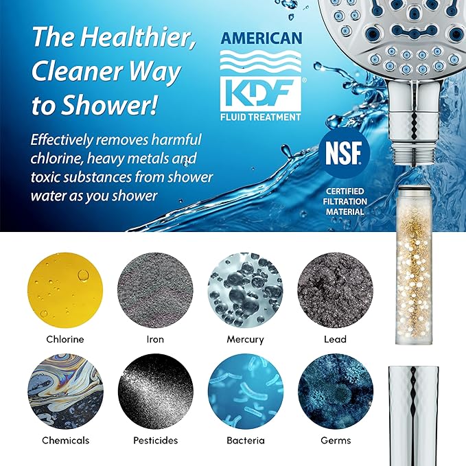 AquaCare 2-pack American KDF Pure Stay-Clean Shower Filter Replacement Cartridge - Image 2