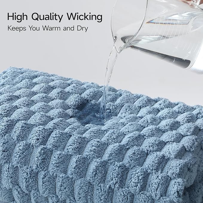 REDKISS Microfiber Bath Towels of 4-27x55 Inches Bath Towel Large, Highly - Image 6