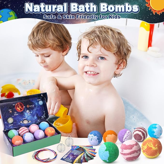 Toylink Galaxy Bath Bombs for Kids - Image 7