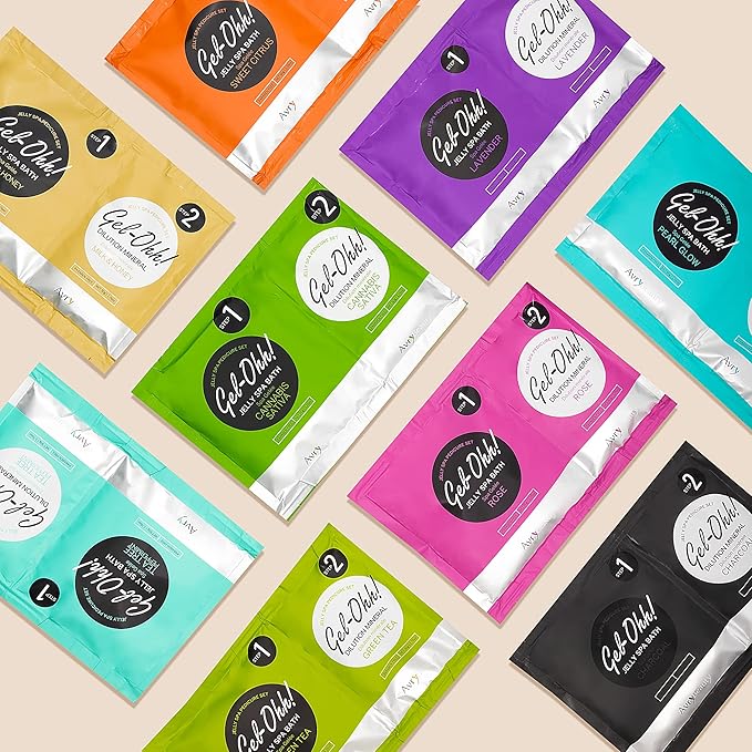 AVRYBEAUTY Gel-Ohh Jelly Spa Bath 3 Pack, Lavender Infused, Lavender Scented - Image 5