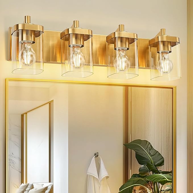 Bathroom Light Fixtures, 4-Light Modern Wall Sconces - Image 8