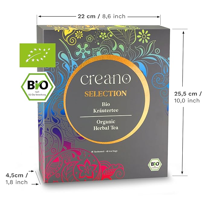 Creano Organic Herbal Tea Gift Set Grey - Image 2