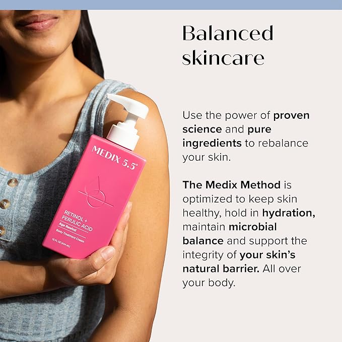 Medix 5.5 Retinol Body Cream + Vitamin C Lotion Anti Aging Moisturizer Skincare - Image 9