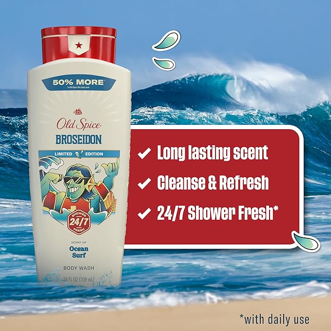 Old Spice Body Wash for Men, Summerdudes, 24/7 Shower Fresh - Image 2