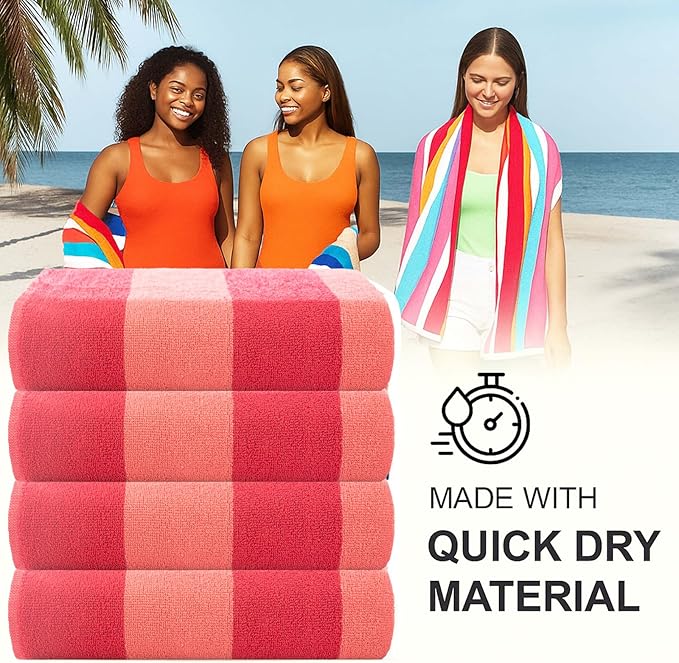 CASA COPENHAGEN Malibu Beach Towels Designed in Denmark Rough and Tough - Image 3