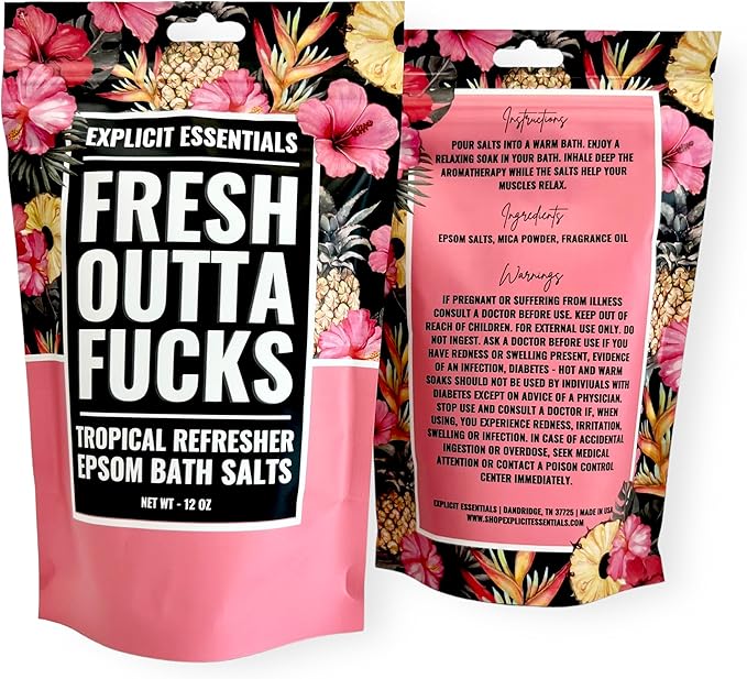 Explicit Essentials Tropical Refresher Epsom Bath Salts, 12 oz - Image 3