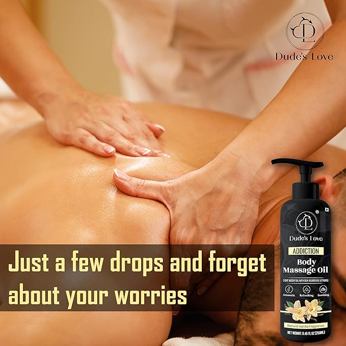 Organic - Vanilla Edible Full Body Massage Oil - No Stain & Non-Sticky | - Image 4