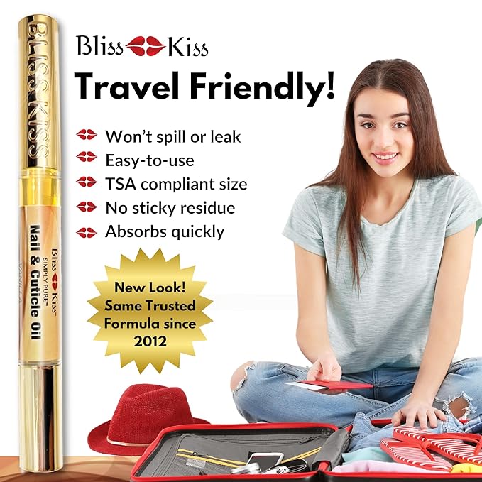Bliss Kiss | 1 Vanilla Fragrance | Nail Oil Cuticle Pen w/Vitamin E & - Image 6