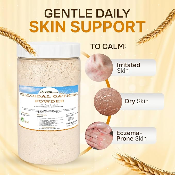 Dirty Treasures Colloidal Oatmeal Bath | Eczema & Itchy Skin Relief | Baby-Safe - Image 2
