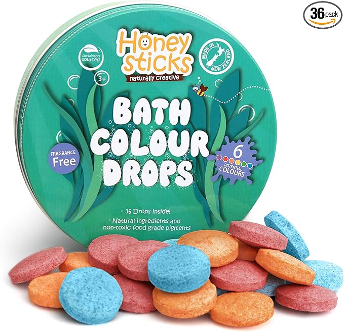 Honeysticks Bath Color Tablets for Kids by Honeysticks