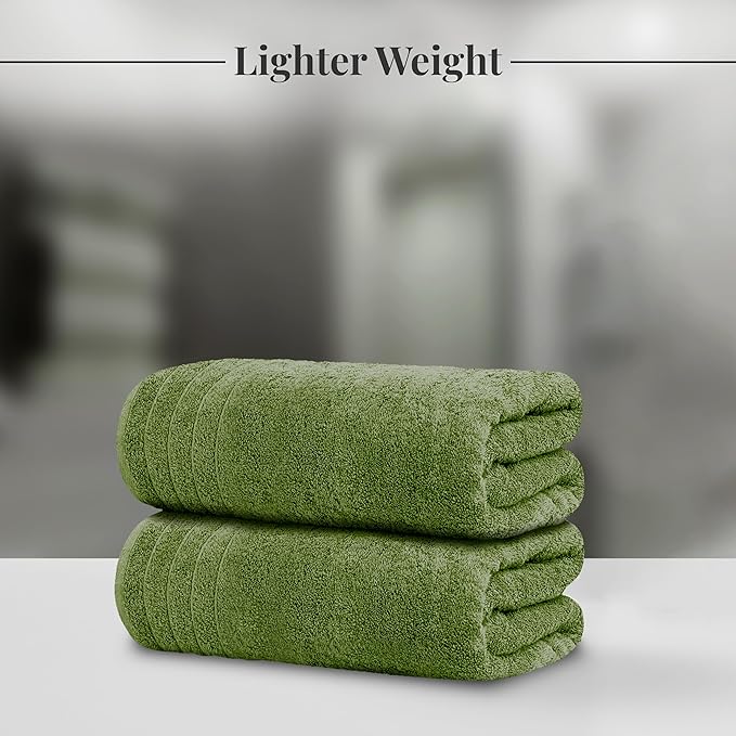 Tens Towels Pack of 8 Towels Set, 2 Extra Large Bath, 2 Hand, 4 Washcloths - Image 4