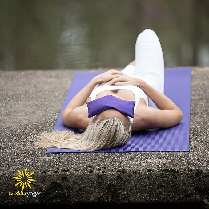Sunshine Yoga 4-Pack Unscented Sateen Eye Pillows, Low-Luster, 9’’ x 4’’ - Image 8