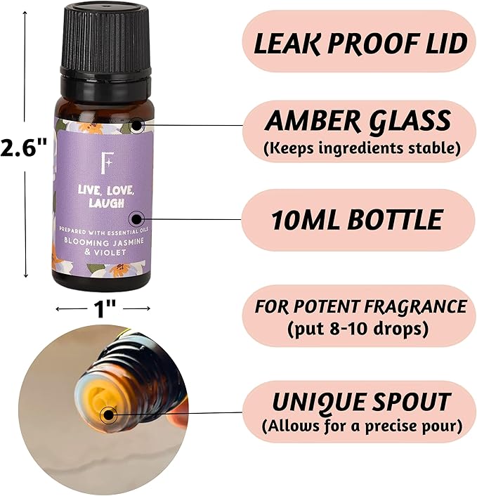 Folkulture Floral Essential Oils Set | 6 Fragrance Oils Set - Image 5
