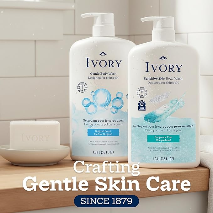 Ivory Body Wash, Designed for the Whole Family, Gentle Formula, Free of Dyes - Image 10