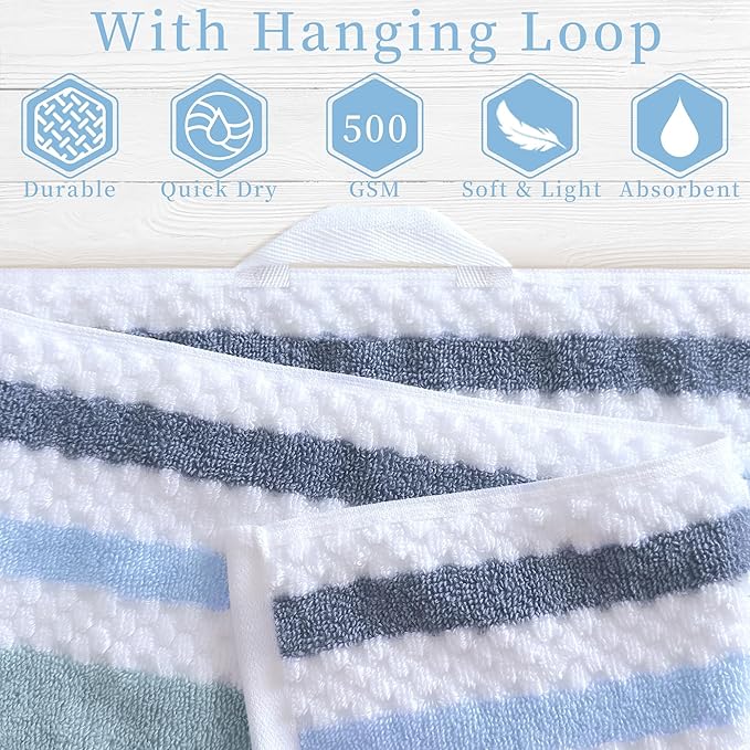 Waffle Towels for Bathroom - Image 2