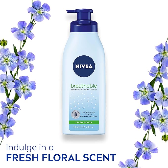 NIVEA Breathable Nourishing Body Lotion Fresh Fusion, Body Lotion - Image 4