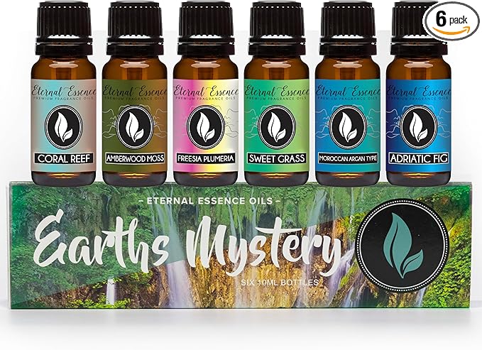Eternal Essence Oils Earths Mystery Set of 6 Premium Fragrance Oils by EternalEssenceOils