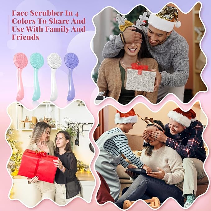 JJUNW 4 Pcs Silicone Face Brush - Image 6