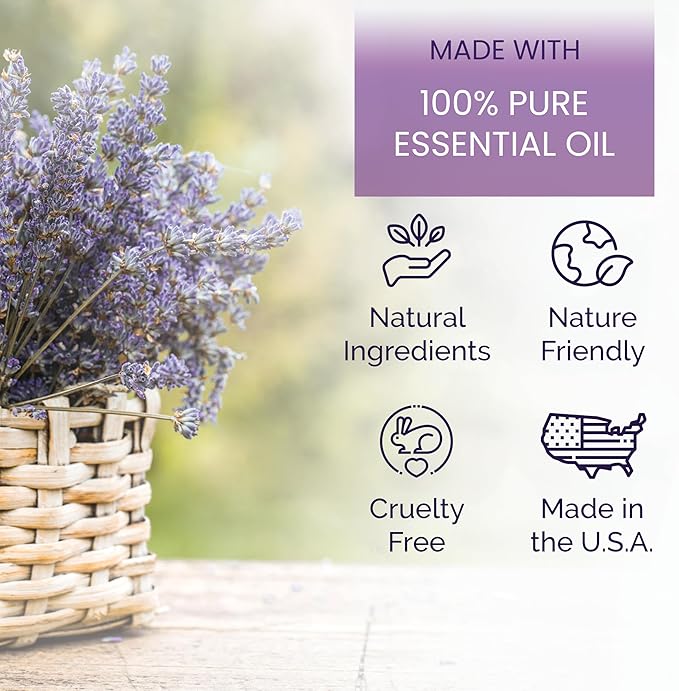 Lavender Bath Oil with Marula, and Jojoba Oils, Chamomile Extract, and 100% - Image 8