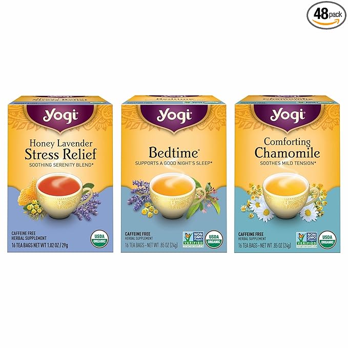 Yogi Tea Relaxation & Stress Relief Variety Pack – Mother’s Day Gift Set by Yogi