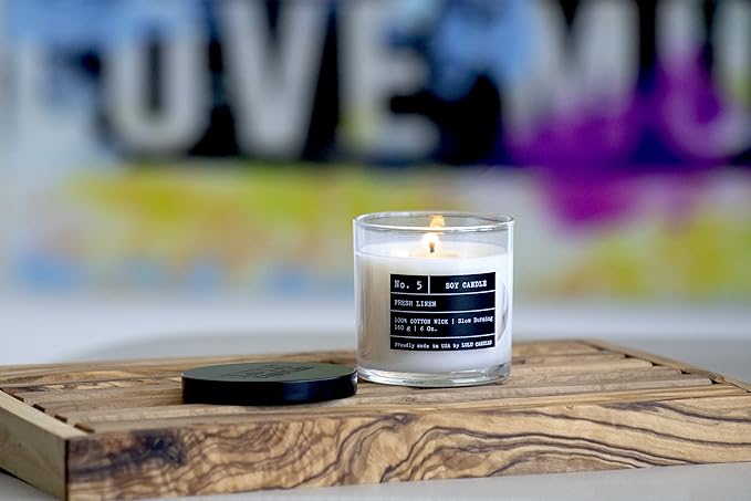 Lulu Candles | Spiced Vanilla | Luxury Scented Soy Jar Candle | Hand Poured in - Image 3