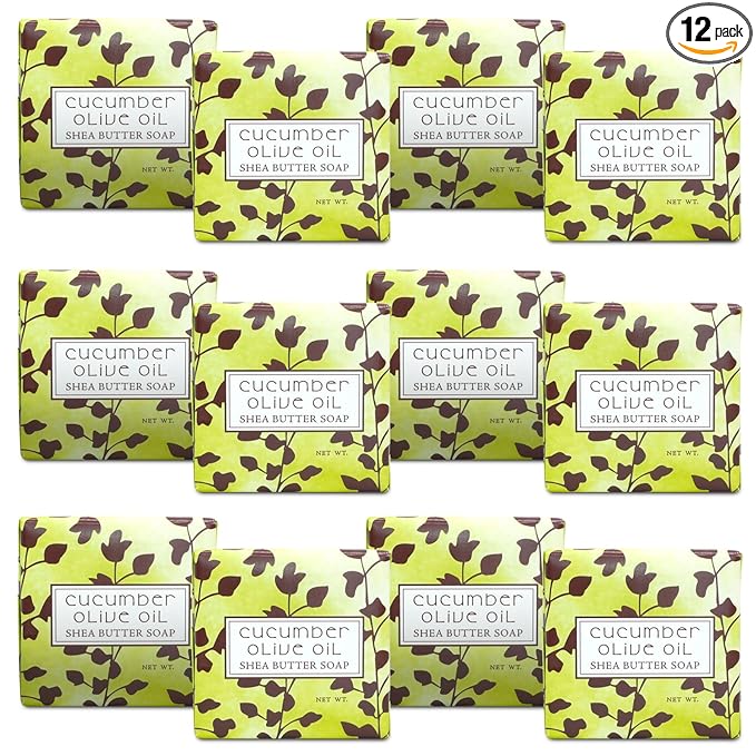 Greenwich Bay Mini Botanical Soap Bars – 12 Pack 1.9 oz Each – Individually by Greenwich+Bay+Trading+Company