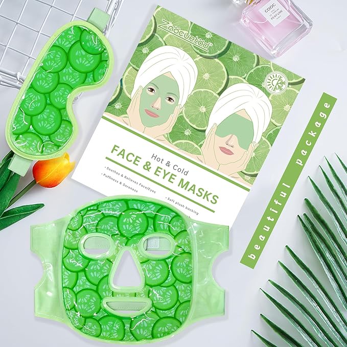 ZNÖCUETÖD Face Eye Mask Ice Pack - Image 2