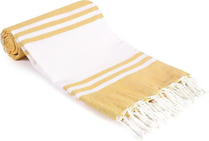 Goroly Home Cotton Turkish Peshtemal Beach Towel, Extra Large, Thin Quick Dry - Image 6
