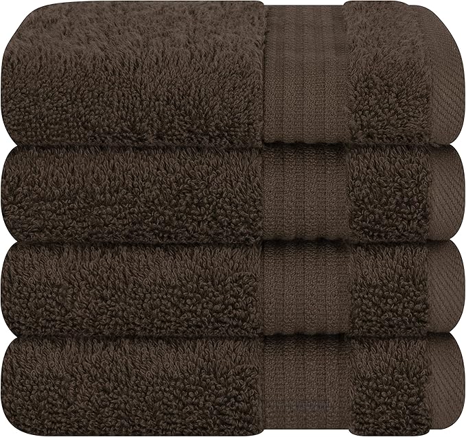 Cotton Paradise 100% Cotton Turkish Washcloth Set by UNITEDHOMETEXTILE