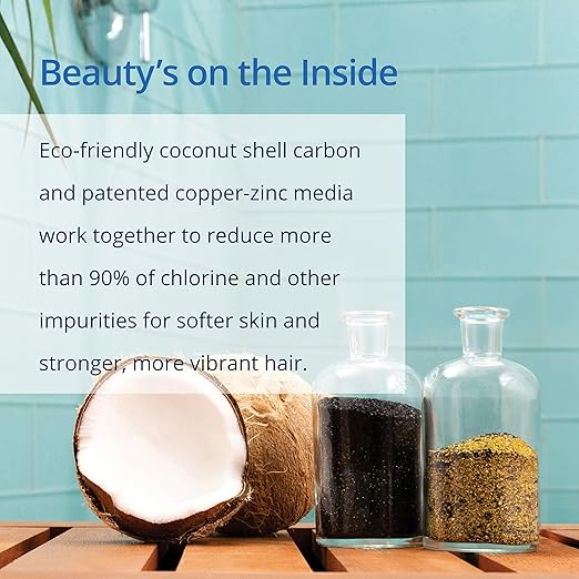 Aquasana Shower Filter for Hair & Skin | Reduces 90% of Chlorine | Handheld - Image 7