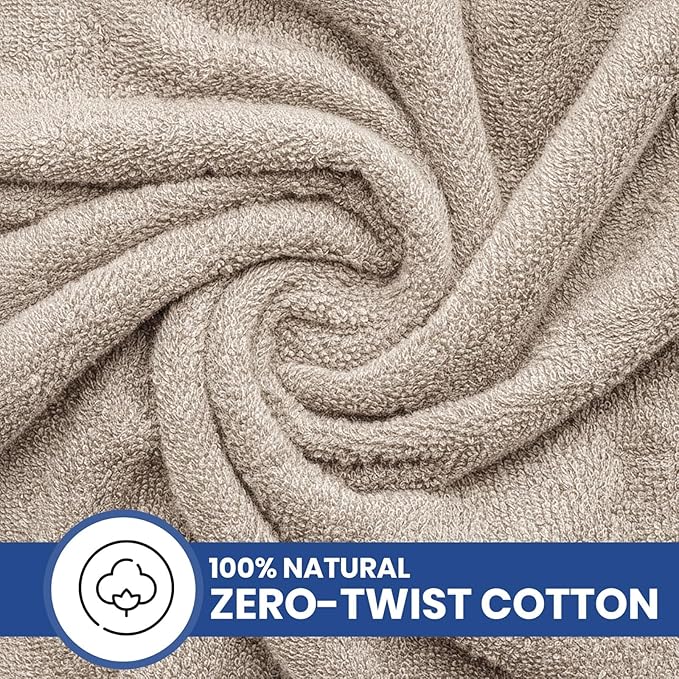 Linteum Textile Supply Luxury Hair Towels 100% Ring Spun Cotton Towel - Image 2