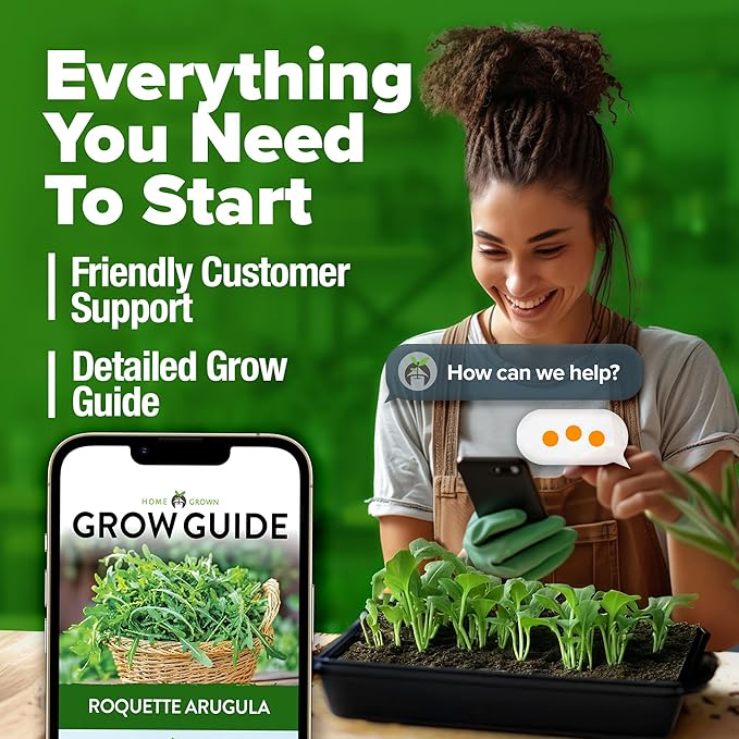 HOME GROWN Arugula Roquette Seeds 4350+ Bulk Pack Heirloom Non-GMO, High - Image 9