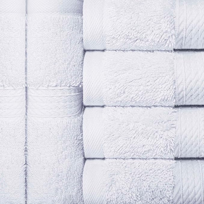 Superior Egyptian Cotton Pile Face Towel/Washcloth Set of 6, Ultra Soft Luxury - Image 4